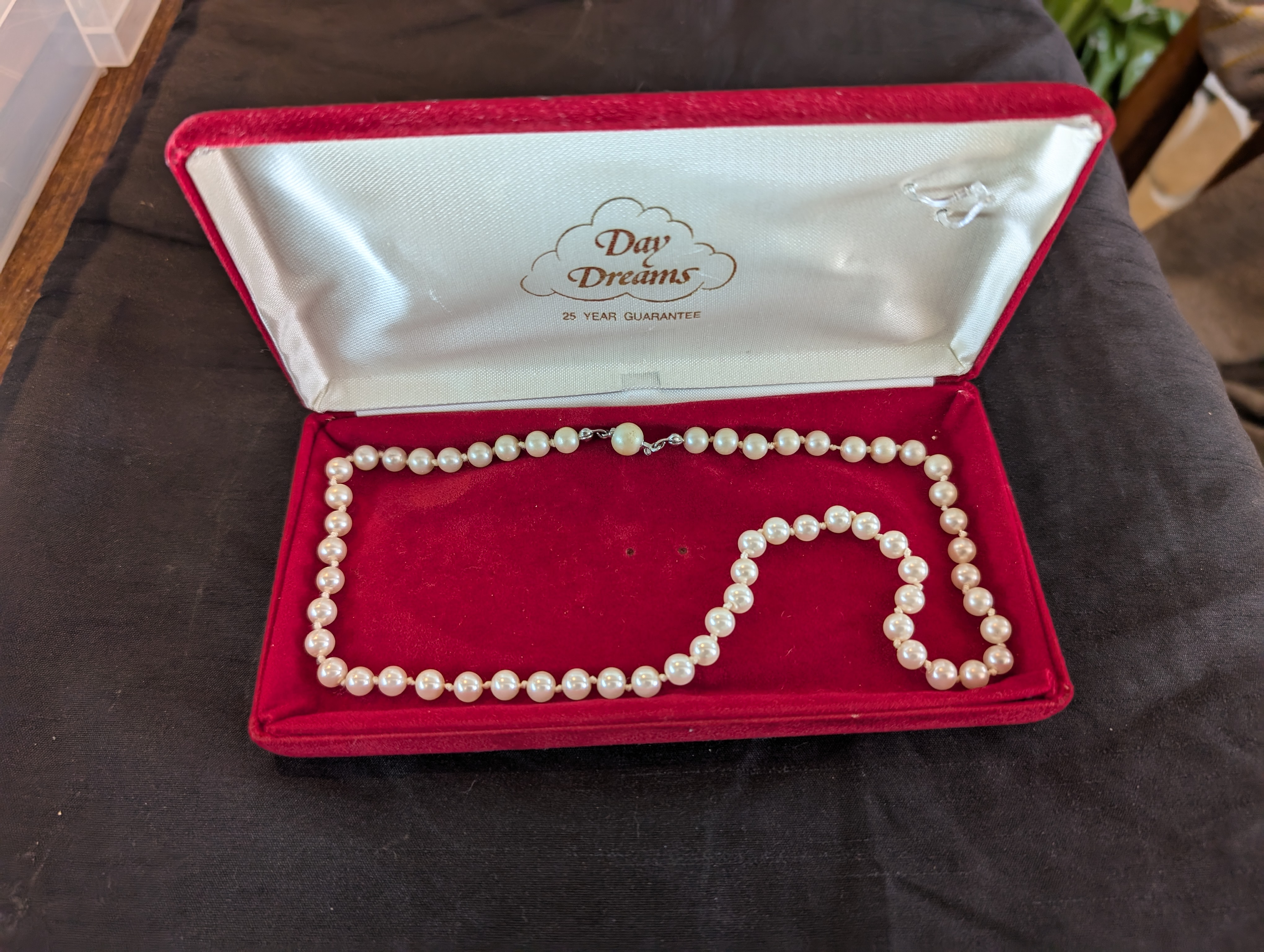 necklace in box