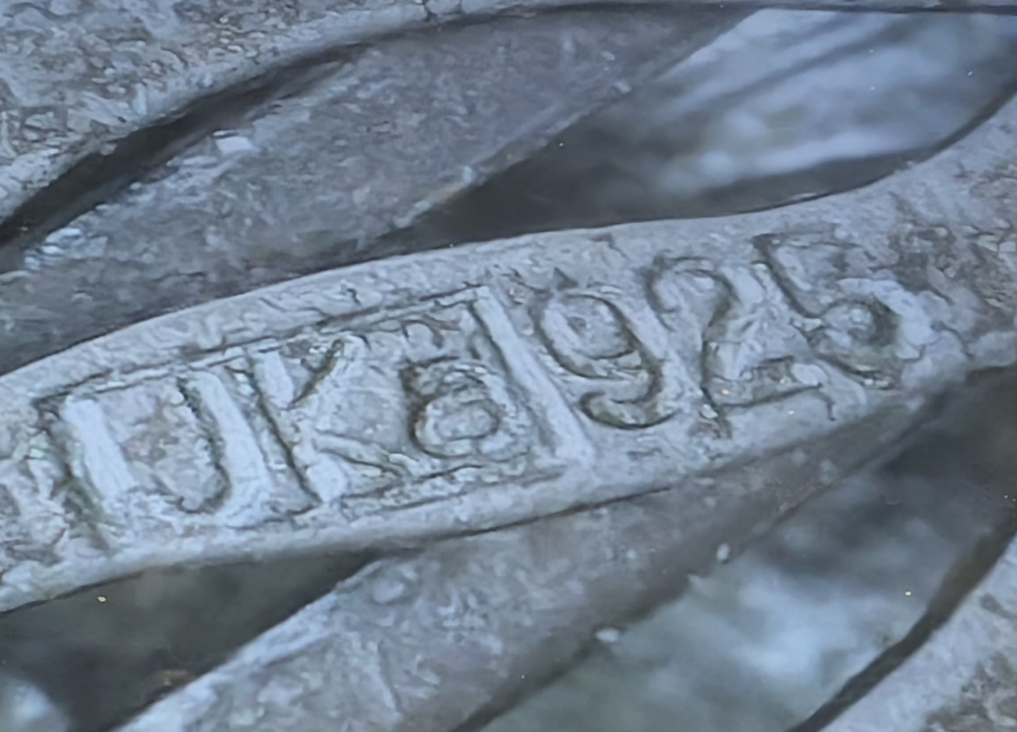 necklace clasp reverse marking JKa