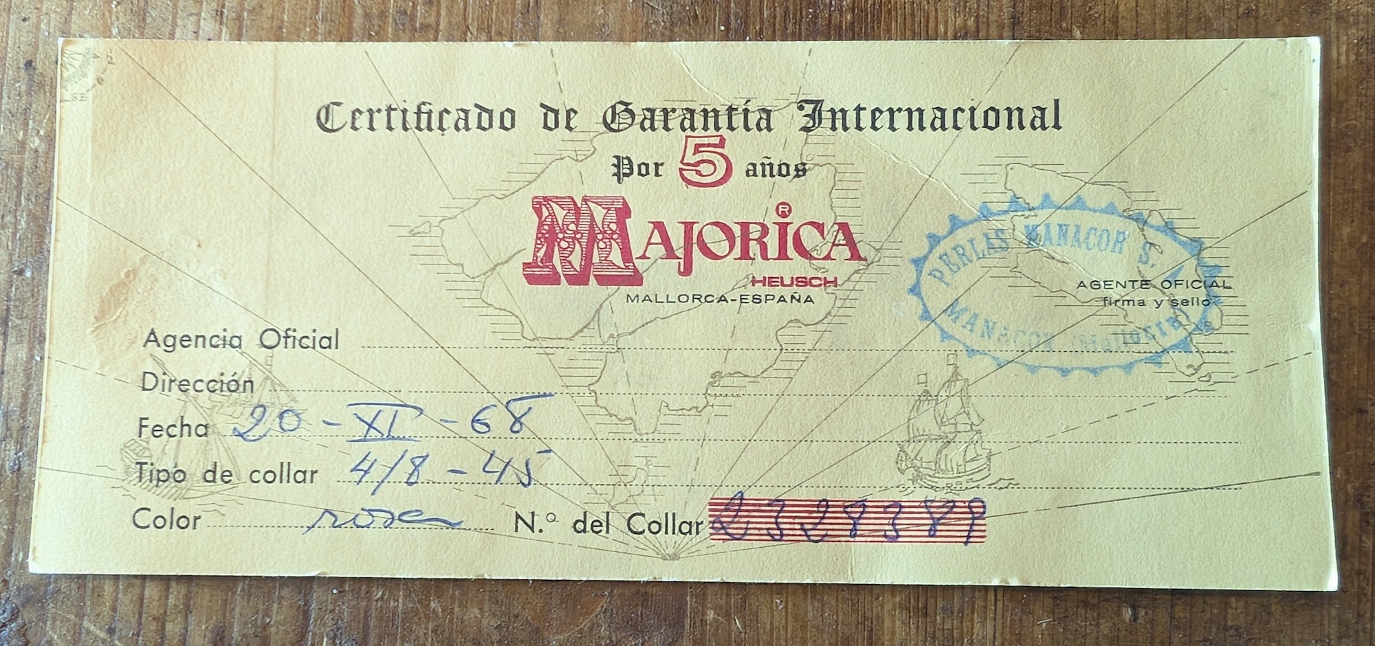 certificate of purchase